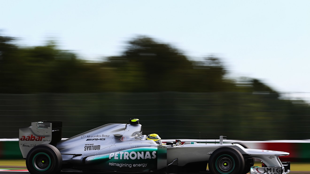 2012: It was more of the same for 2012 with the most noticeable visual difference a bigger step on the nose to comply with the new regulations. Although the team finished only fifth in the table, Nico Rosberg delivered their first pole and win of the modern era in China.