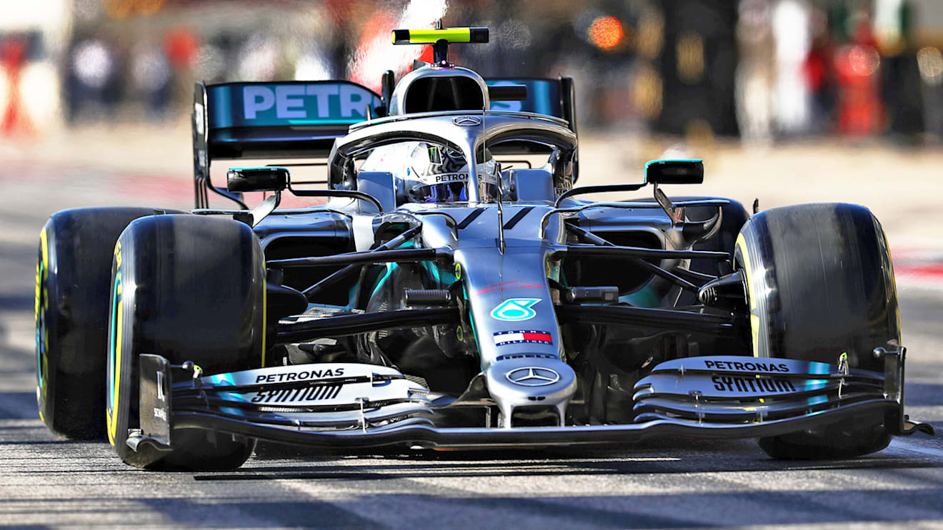 Mercedes' W10 from last season