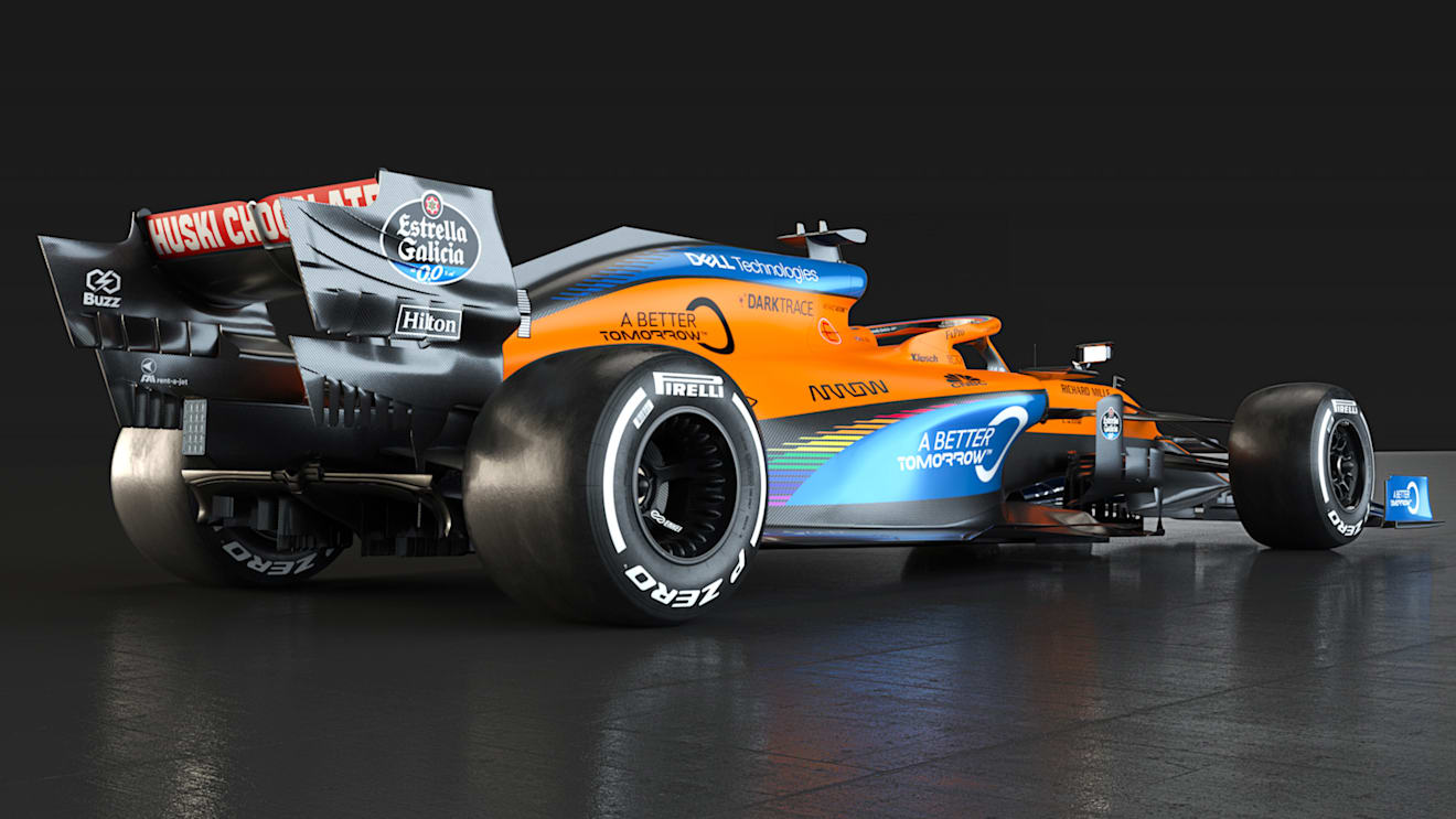 The MCL35's #WeRaceAsOne livery for the Austrian Grand Prix