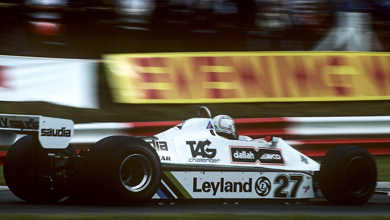 But sponsors Saudia and Leyland backed the team's first breakthrough, with green and white on the car from 1977-1984 as they won the 1980 and '81 constructors' titles
