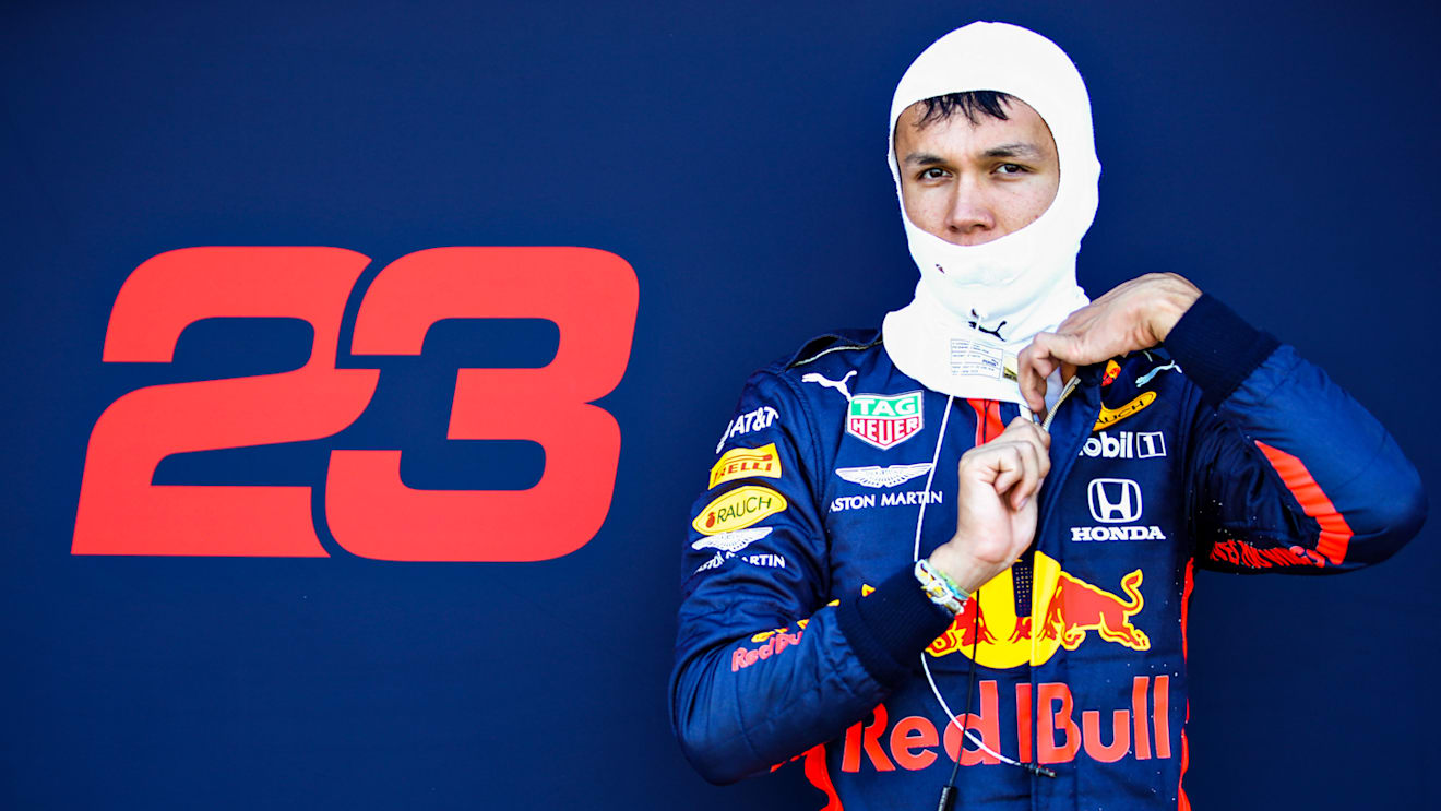 Alex Albon gears up for his test at Silverstone