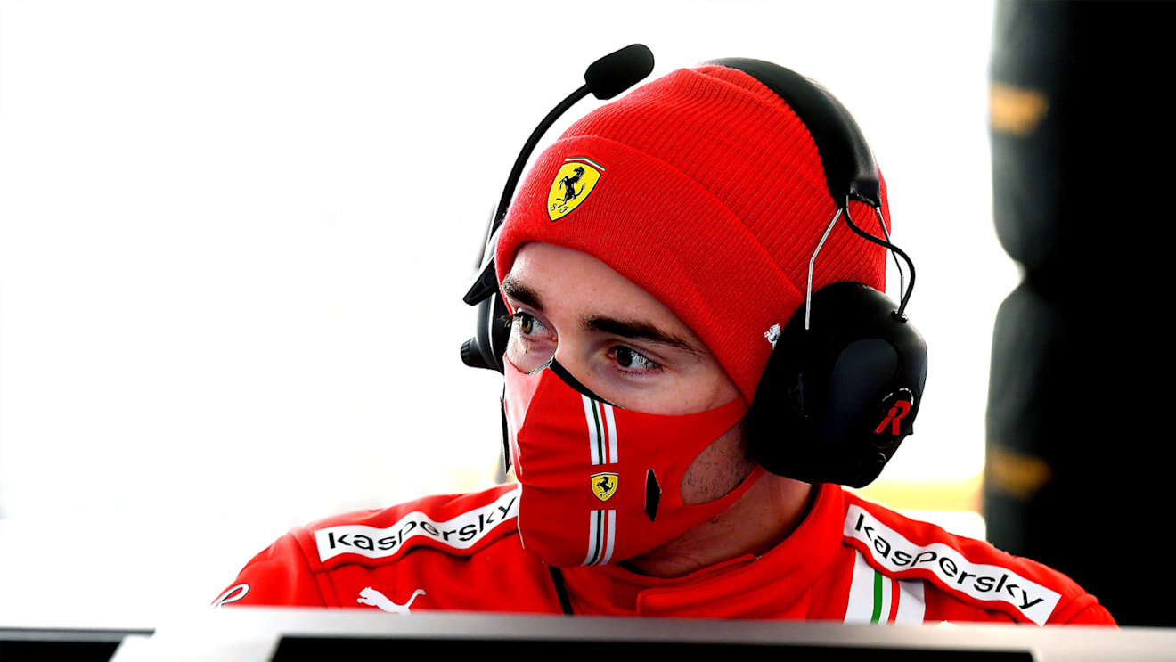 Debriefing commenced after Leclerc's time in the 2018 car