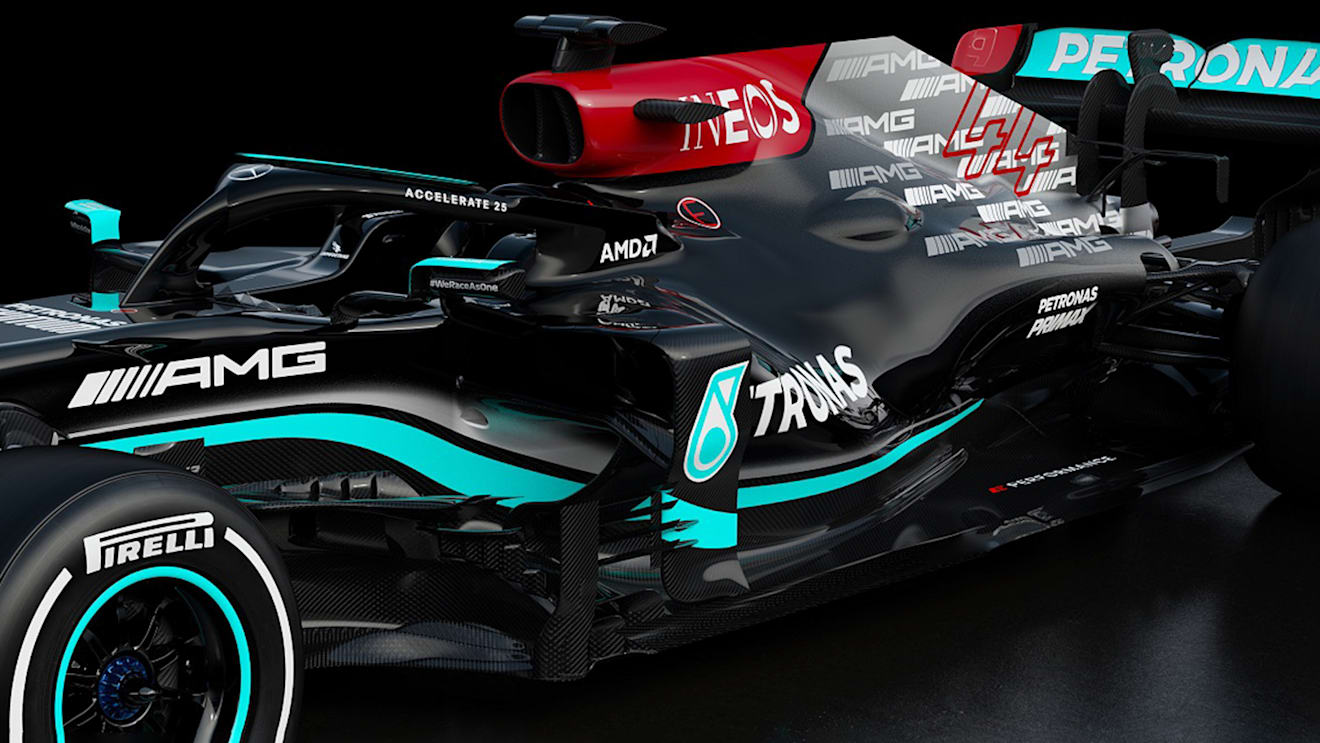 ... As does the Mercedes W12