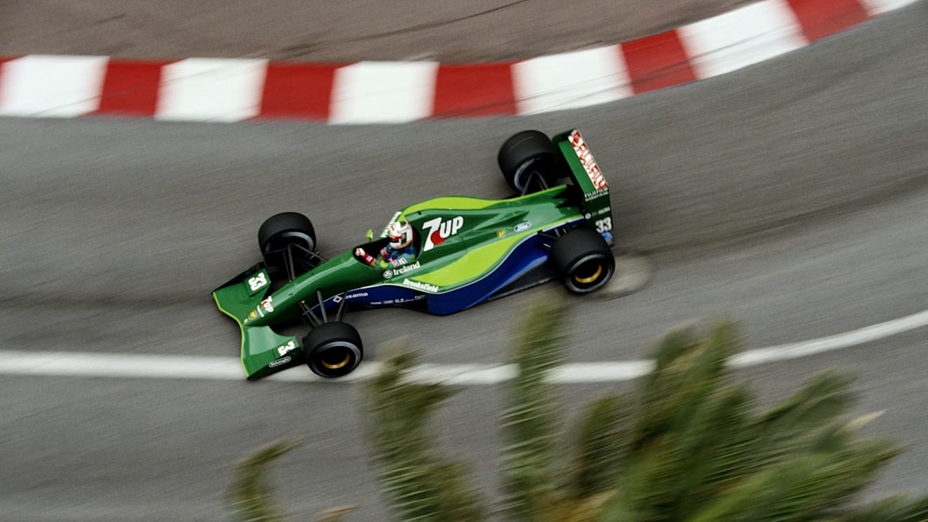 The 7UP-sponsored car is now iconic, but Jordan were strapped for cash before the season began