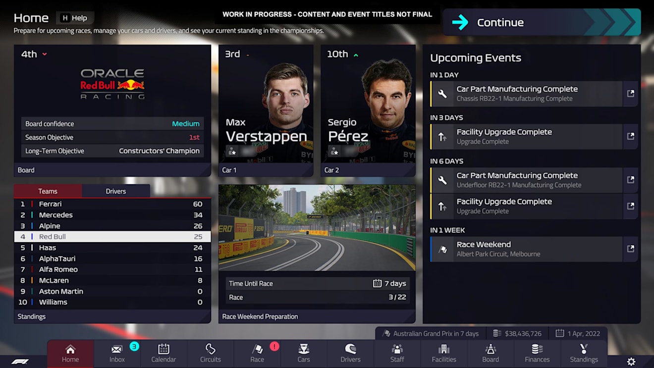 The team provides you with updates on how your upgrades are faring
