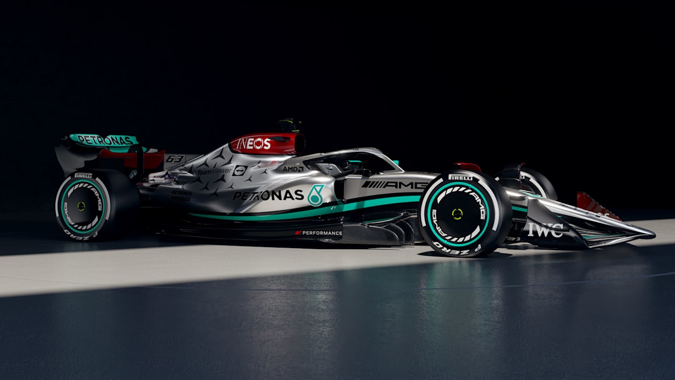 Swipe for more images of the 2022 Mercedes W13