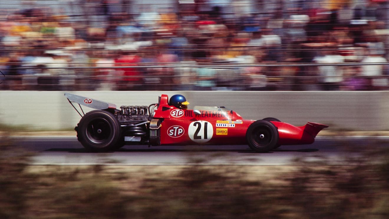 A side view of the March 711 at the 1971 Questor GP