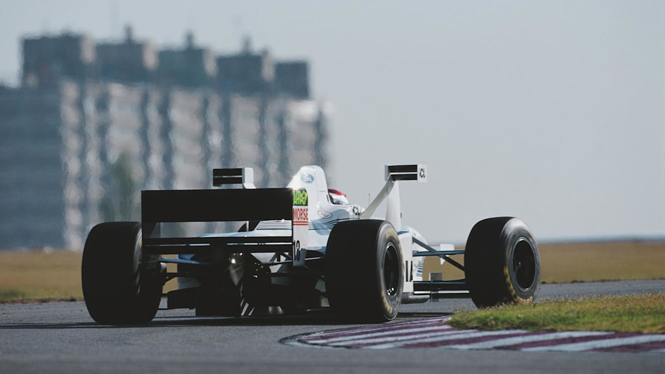 Rear view of the Tyrrell 025
