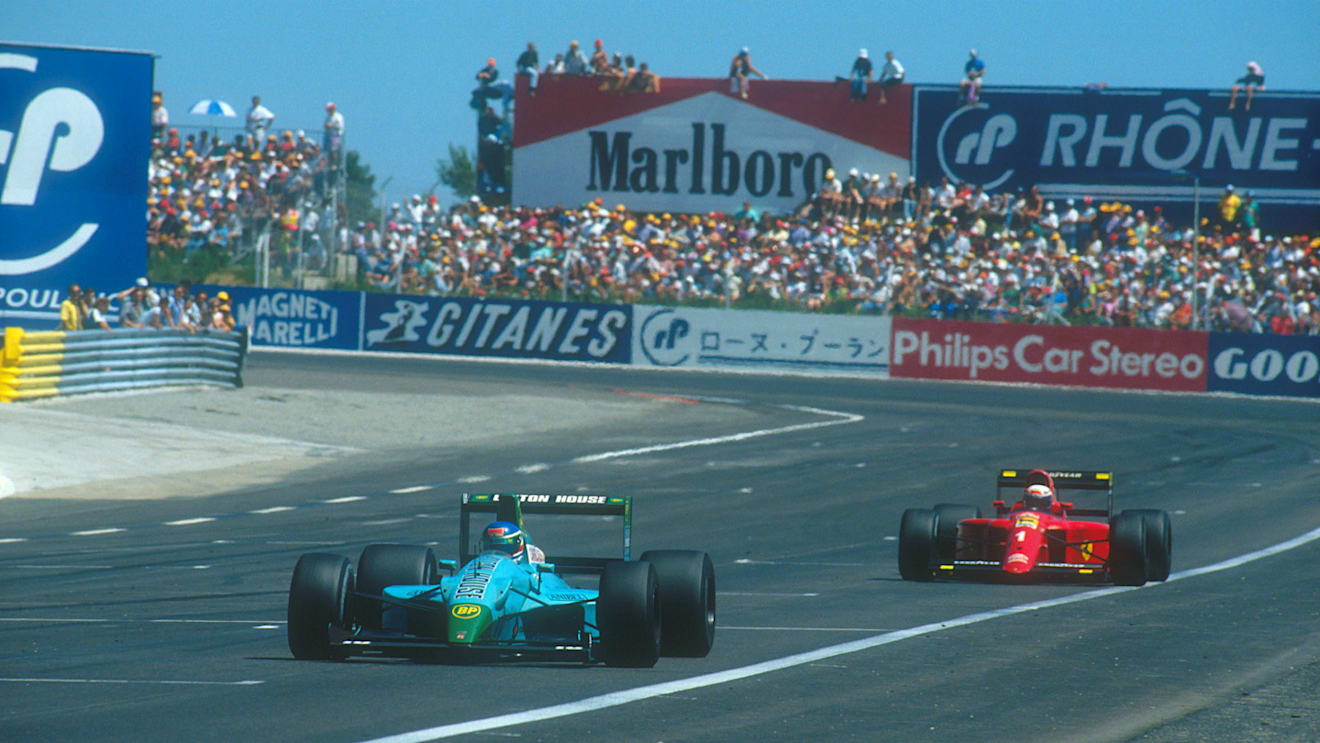 Ivan Capelli nearly caused an upset in 1990 © LAT Photographic