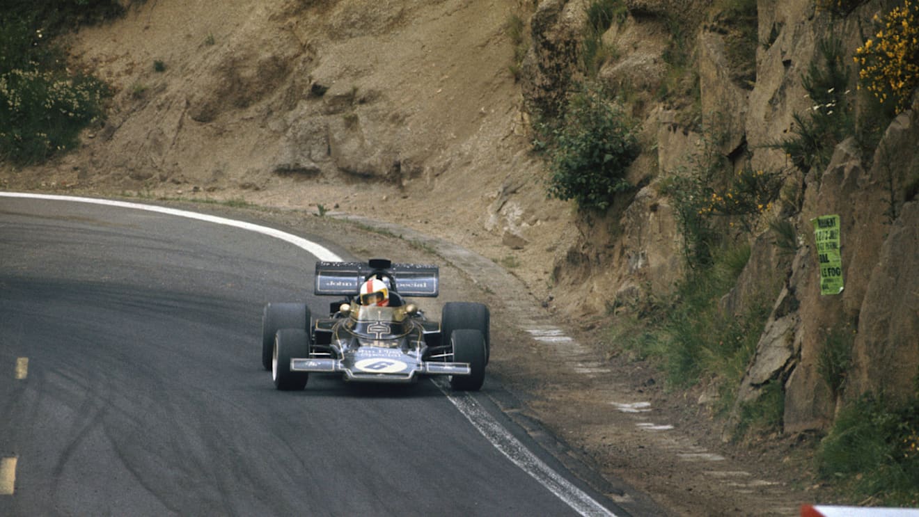 The track was based around two extinct volcanoes © LAT Photographic