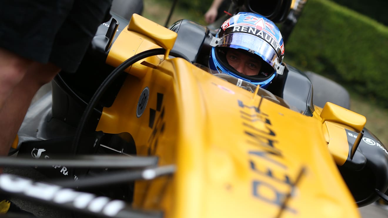 www.sutton-images.com Jolyon Palmer (GBR) Renault at Goodwood Festival of Speed, Goodwood, England, 30 June - 2 July 2017. © Sutton Images