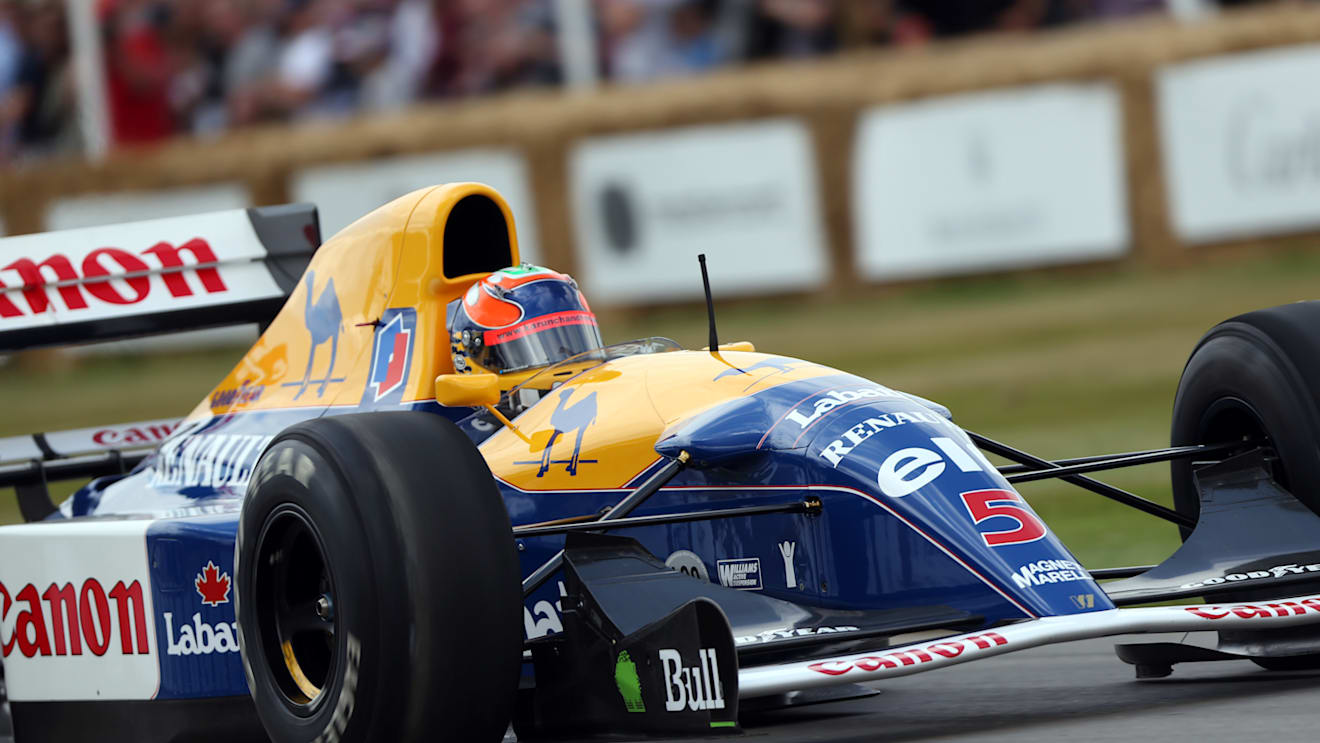 www.sutton-images.com Karun Chandhok (IND) Williams FW14B at Goodwood Festival of Speed, Goodwood, England, 30 June - 2 July 2017. © Sutton Images