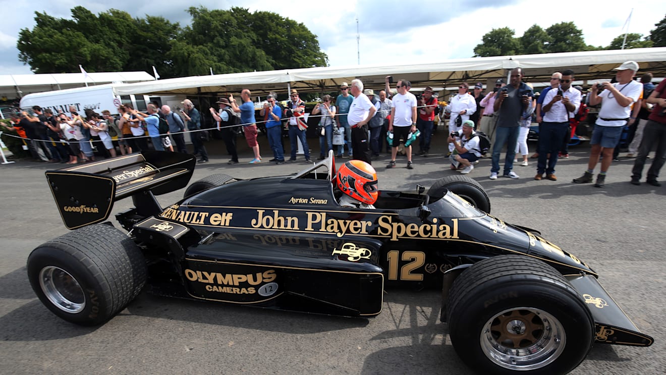 www.sutton-images.com Lee Mowle (GBR) Lotus Renault 97T at Goodwood Festival of Speed, Goodwood, England, 30 June - 2 July 2017. © Sutton Images