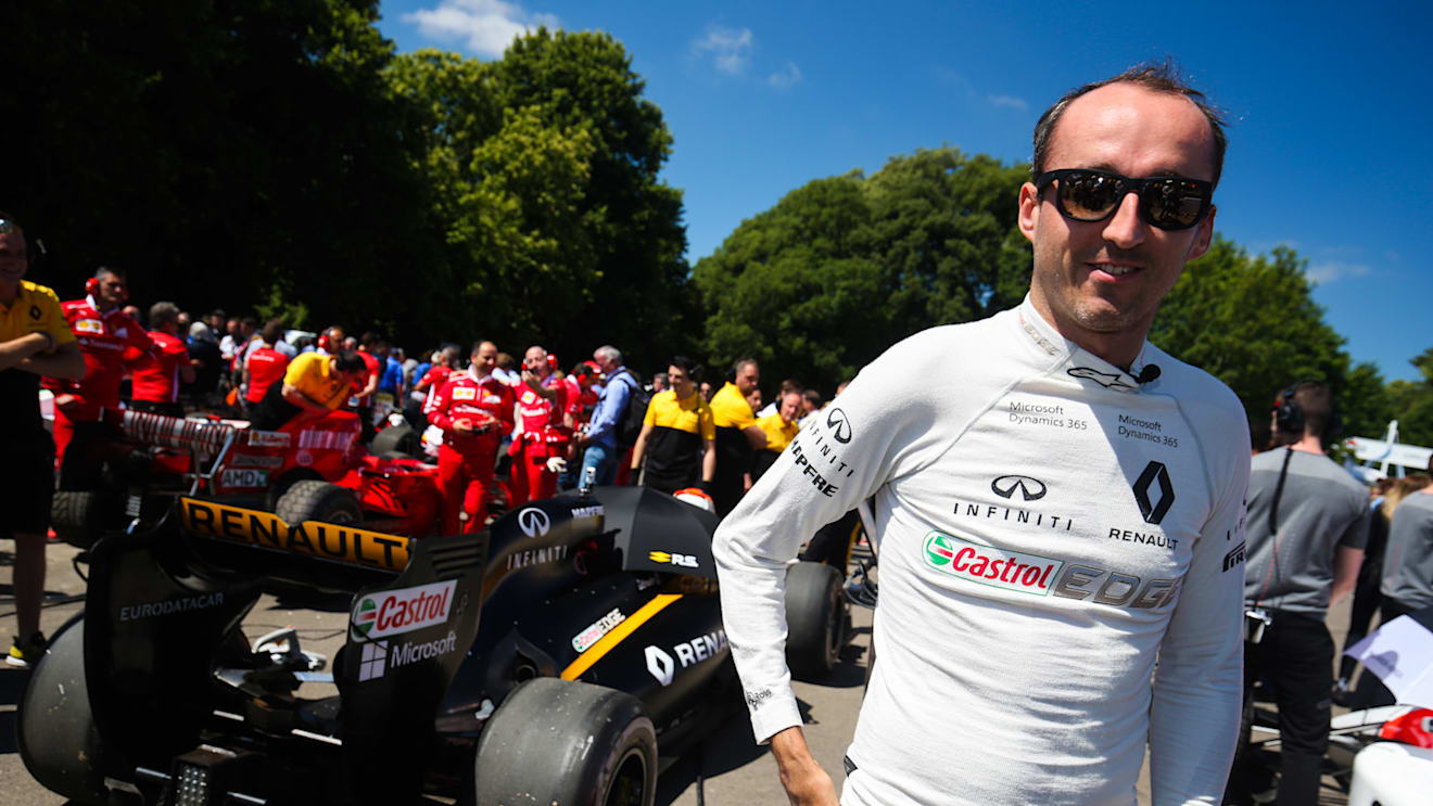 www.sutton-images.com Robert Kubica (POL) at Goodwood Festival of Speed, Goodwood, England, 30 June - 2 July 2017.,www.sutton-images.com Robert Kubica (POL) at Goodwood Festival of Speed, Goodwood, England, 30 June - 2 July 2017. © Sutton Images