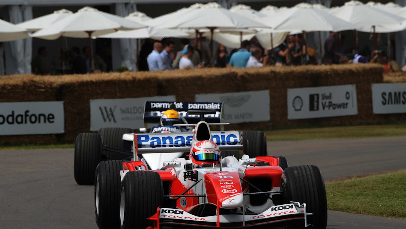 www.sutton-images.com Toyota TF104 at Goodwood Festival of Speed, Goodwood, England, 30 June - 2 July 2017. © Sutton Images