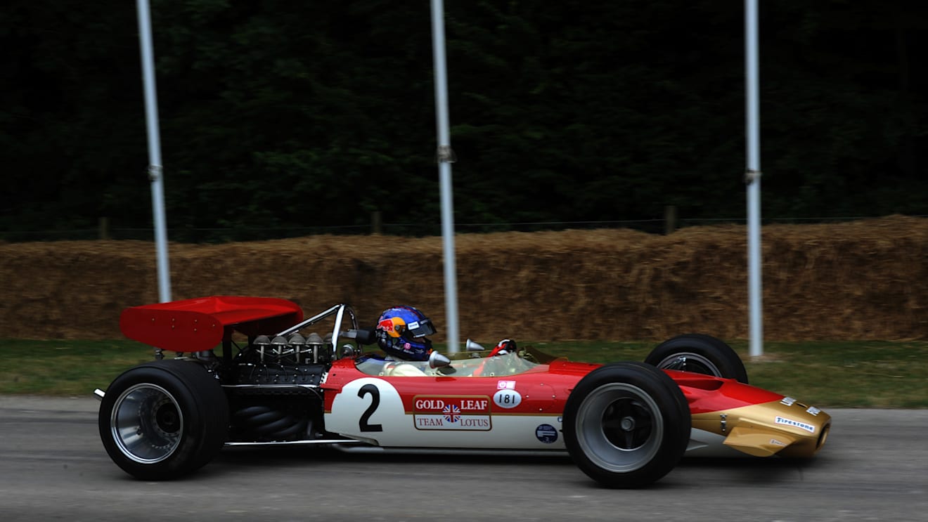www.sutton-images.com Adrian Newey (GBR) Lotus 49 at Goodwood Festival of Speed, Goodwood, England, 30 June - 2 July 2017. © Sutton Images