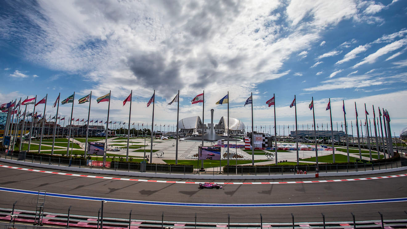 SOCHI AUTODROM, RUSSIAN FEDERATION - SEPTEMBER 28: Esteban Ocon, Racing Point Force India VJM11 during the Russian GP at Sochi Autodrom on September 28, 2018 in Sochi Autodrom, Russian Federation. (Photo by Manuel Goria / Sutton Images)