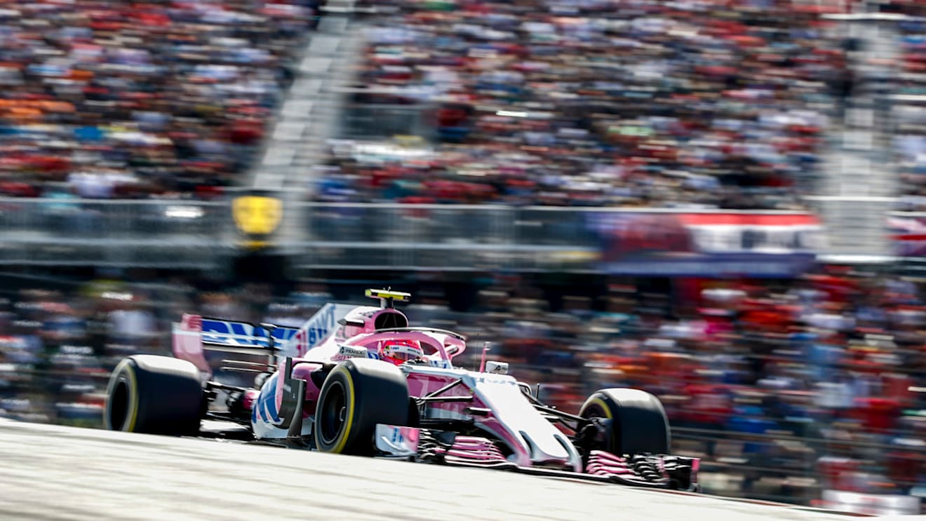 CIRCUIT OF THE AMERICAS, UNITED STATES OF AMERICA - OCTOBER 21: Esteban Ocon, Racing Point Force India VJM11 during the United States GP at Circuit of the Americas on October 21, 2018 in Circuit of the Americas, United States of America. (Photo by Glenn Dunbar / LAT Images)