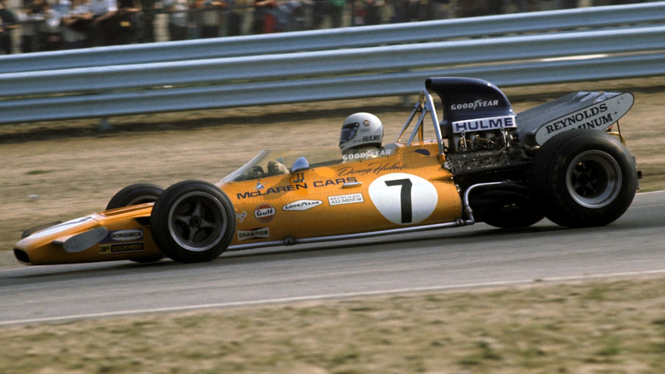 Denny Hulme, McLaren M19A, retired on lap 48 after spinning out on oil. United States Grand Prix, Watkins Glen, 3 October 1971. © Sutton Motorsport Images