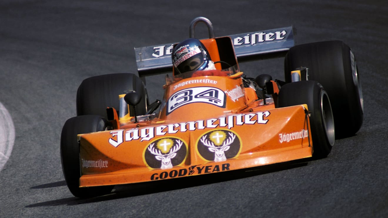 Hans-Joachim Stuck, March 761, retired on lap 27 with fuel pressure problems. Austrian Grand Prix, Rd 11, Osterreichring, Zeltweg, 15 August 1976. © Sutton Motorsport Images