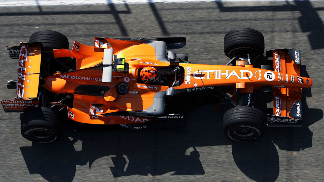 Christijan Albers, Spyker F8-VII, Formula One World Championship, Rd 4, Spanish Grand Prix, Practice Day, Barcelona, Spain, Friday 11 May 2007. © Sutton Motorsport Images