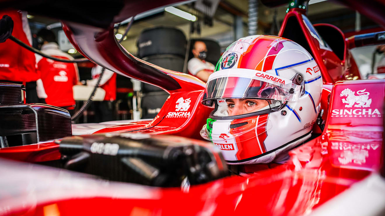 GIOVINAZZI Antonio (ita), Alfa Romeo Racing ORLEN C39, portrait during the Formula 1 Heineken Grande Prémio de Portugal 2020, Portuguese Grand Prix, from October 23 to 25, 2020 on the Autódromo Internacional do Algarve, in Portimão, Algarve, Portugal - Photo Antonin Vincent / DPPI