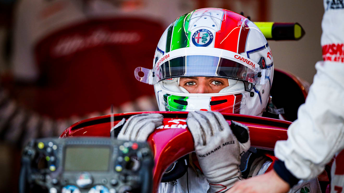 GIOVINAZZI Antonio (ita), Alfa Romeo Racing ORLEN C39, portrait during the Formula 1 Aramco Gran Premio De Espana 2020, Spanish Grand Prix, from August 14 to 16, 2020 on the Circuit de Barcelona-Catalunya, in Montmelo, near Barcelona, Spain - Photo Florent Gooden / DPPI