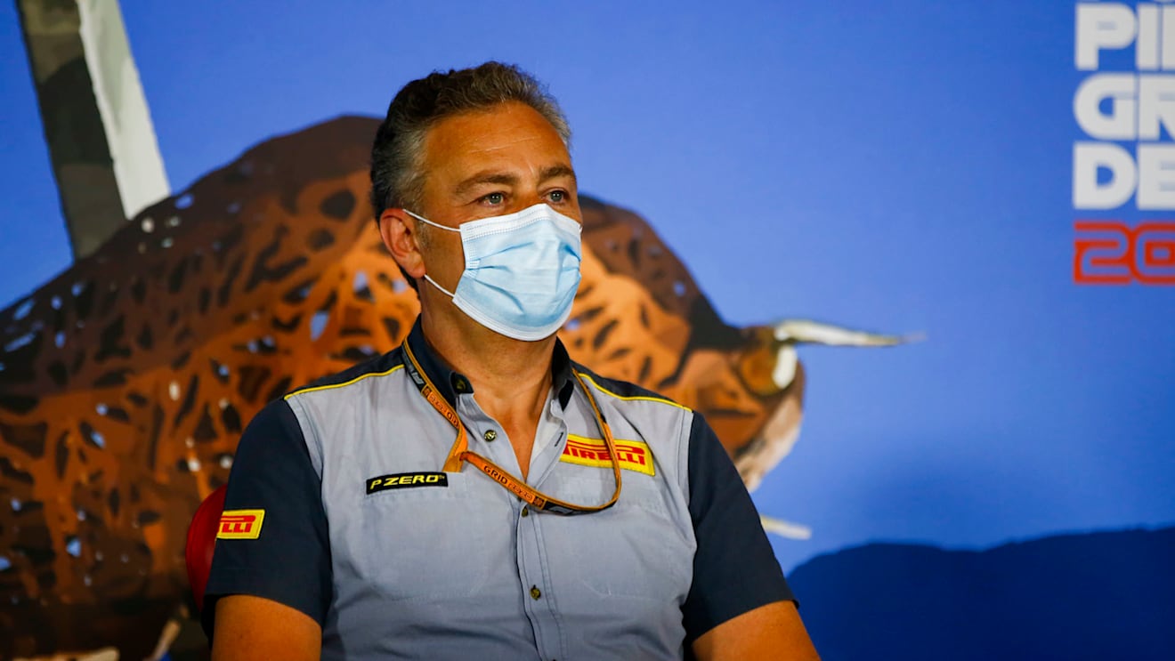 Mario Isola, Racing Manager, Pirelli Motorsport in the press conference 