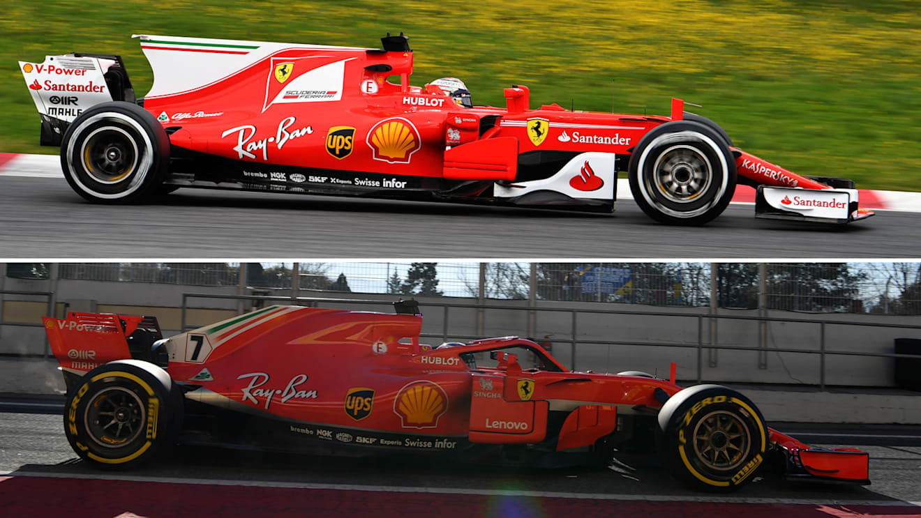 It might not be immediately obvious from this photo comparing this year's car to last year's model, but there's a 128mm difference in wheelbases. © Sutton Images