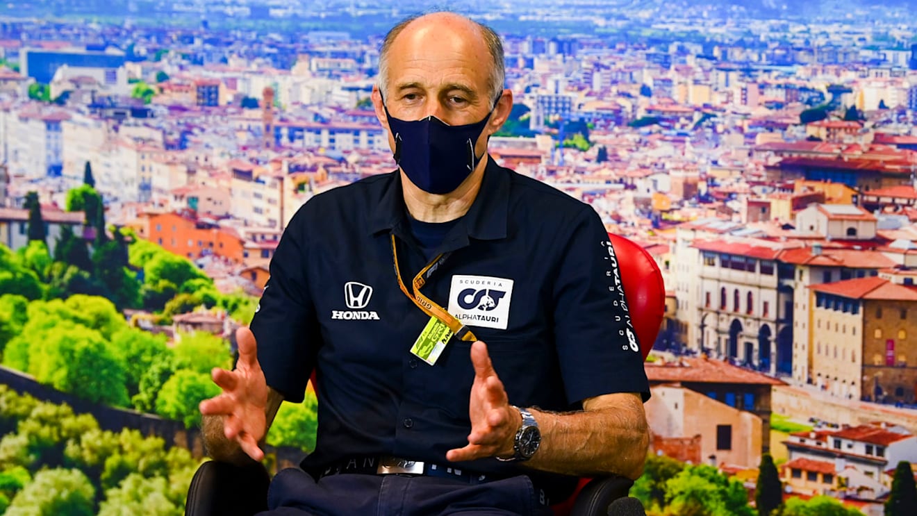 Franz Tost, Team Principal, AlphaTauri in the press conference 