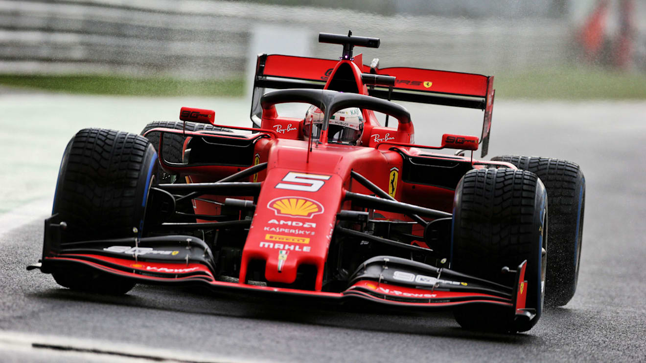 Sebastian Vettel (GER) Ferrari SF90.
06.09.2019. Formula 1 World Championship, Rd 14, Italian Grand Prix, Monza, Italy, Practice Day.
 - www.xpbimages.com, EMail: requests@xpbimages.com - copy of publication required for printed pictures. Every used picture is fee-liable. © Copyright: Bearne / XPB Images