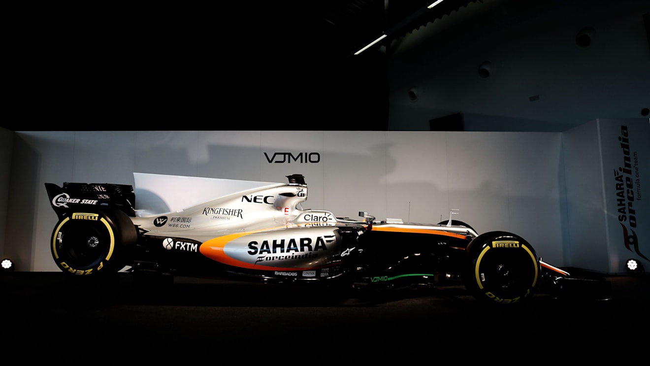 The Sahara Force India F1 VJM10. Sahara Force India F1 VJM10 Launch, Wednesday 22nd February 2017. Silverstone, England. © Sahara Force India