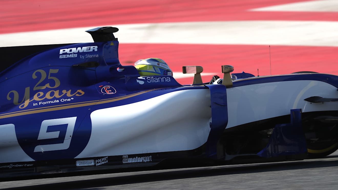 Marcus Ericsson, Sauber C36, filming day, Circuit de Barcelona-Catalunya, Spain, February 22, 2017 © Sauber