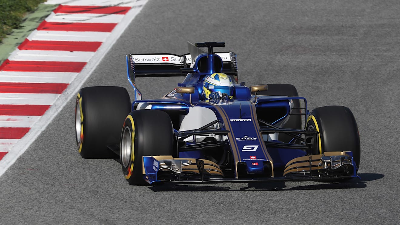 Marcus Ericsson, Sauber C36, filming day, Circuit de Barcelona-Catalunya, Spain, February 22, 2017 © Sauber