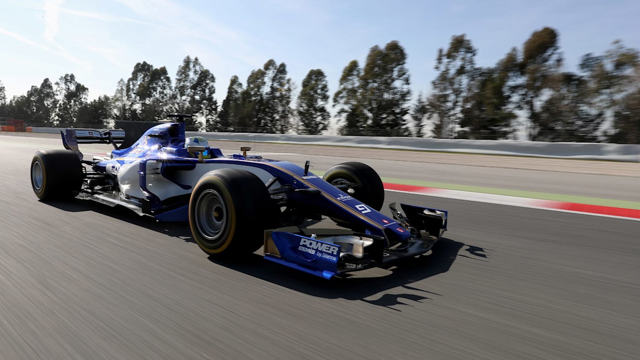 Marcus Ericsson, Sauber C36, filming day, Circuit de Barcelona-Catalunya, Spain, February 22, 2017 © Sauber