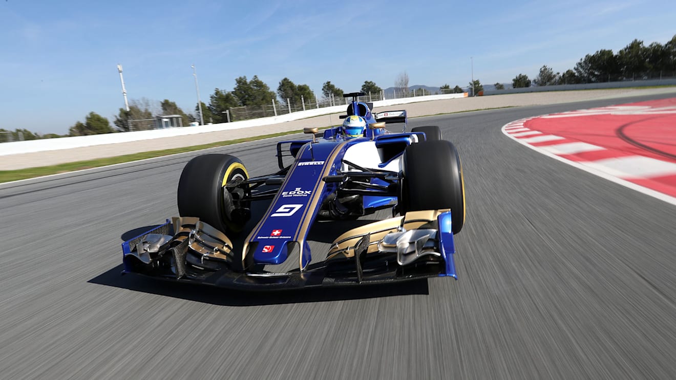 Marcus Ericsson, Sauber C36, filming day, Circuit de Barcelona-Catalunya, Spain, February 22, 2017 © Sauber