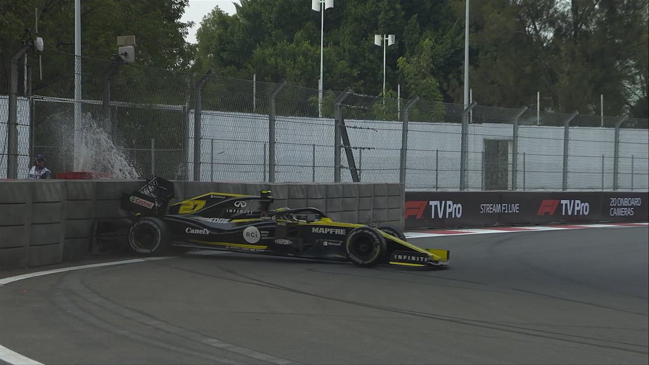 MEXICAN GP: Kvyat punts Hulkenberg out on final lap 
