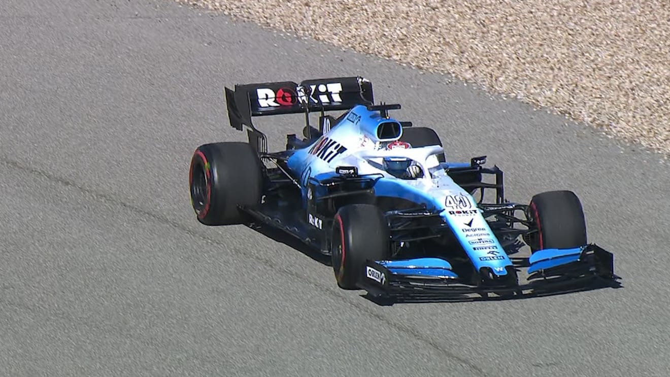 FP1: Latifi crawls back to pits with transmission problems