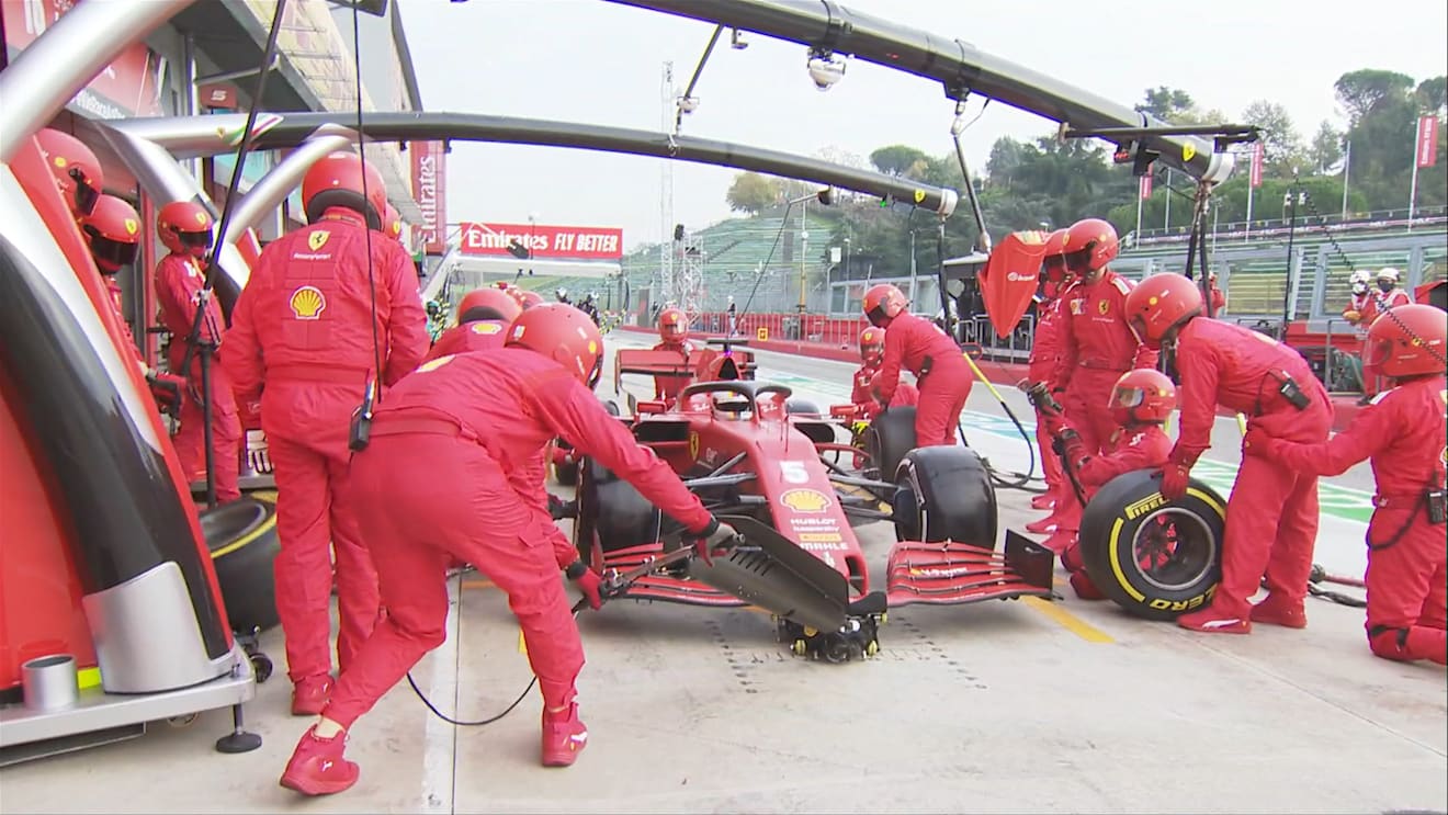 2020 Emilia Romagna Grand Prix: Chaotic pit stop costs Vettel time