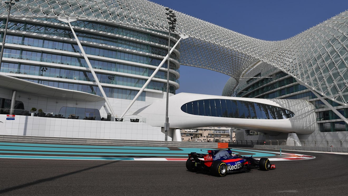 Sean Gelael (INA) Scuderia Toro Rosso STR12 at Formula One Testing, Day One, Yas Marina Circuit, Abu Dhabi, UAE, Tuesday 28 November 2017. © Mark Sutton/Sutton Images