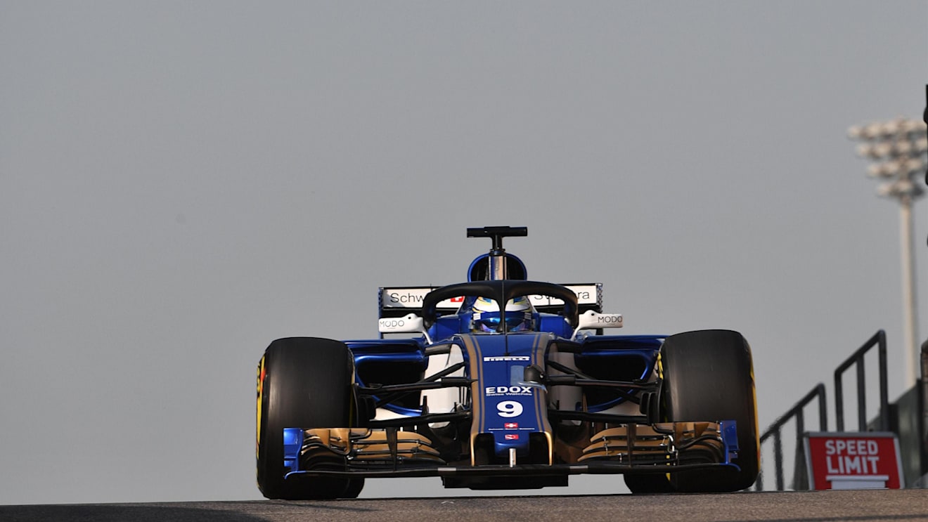 Marcus Ericsson (SWE) Sauber C36 at Formula One Testing, Day One, Yas Marina Circuit, Abu Dhabi, UAE, Tuesday 28 November 2017. © Mark Sutton/Sutton Images