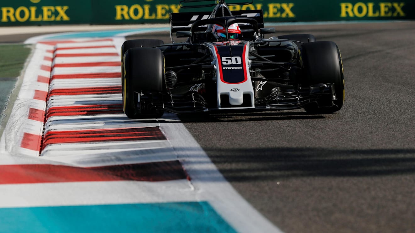 Antonio Giovinazzi (ITA) Haas VF-17 at Formula One World Championship, Rd20, Abu Dhabi Grand Prix, Practice, Yas Marina Circuit, Abu Dhabi, UAE, Friday 24 November 2017. © James Gasperotti/Sutton Images