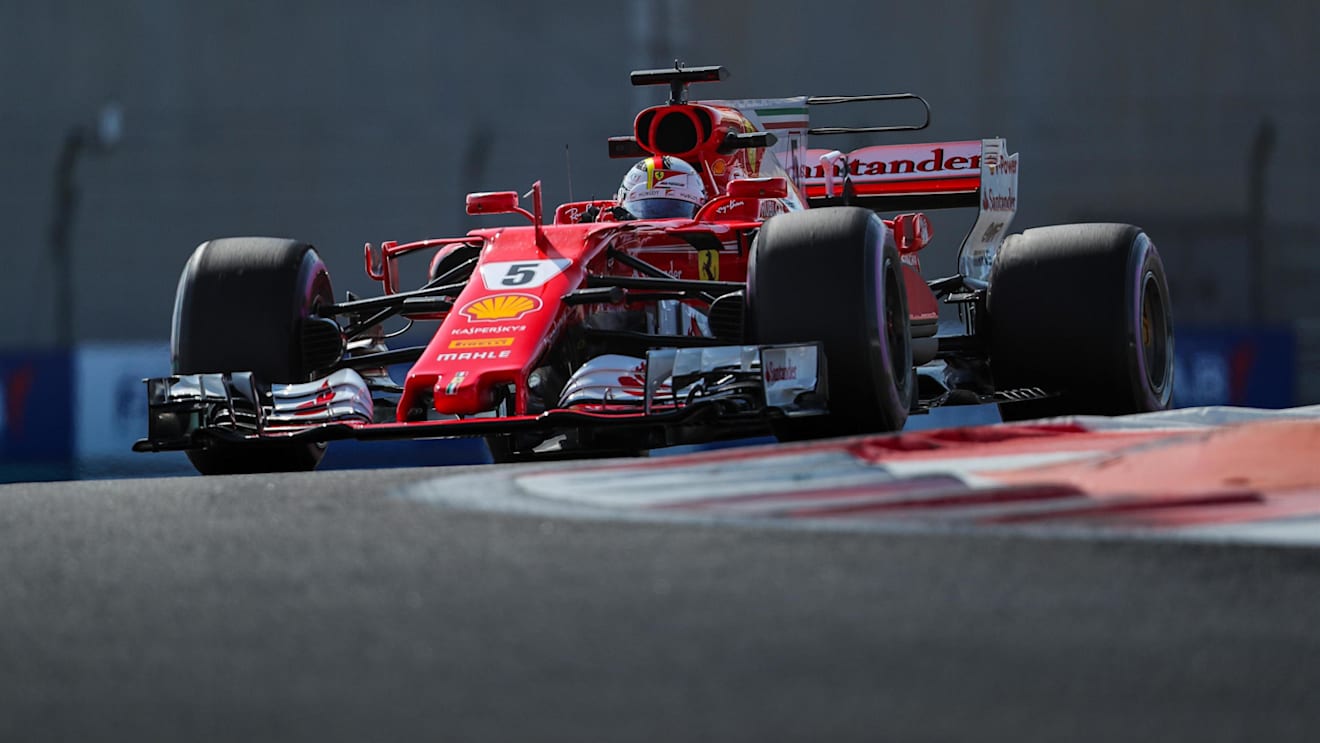 Sebastian Vettel (GER) Ferrari SF70-H at Formula One World Championship, Rd20, Abu Dhabi Grand Prix, Practice, Yas Marina Circuit, Abu Dhabi, UAE, Friday 24 November 2017. © Kym Illman/Sutton Images
