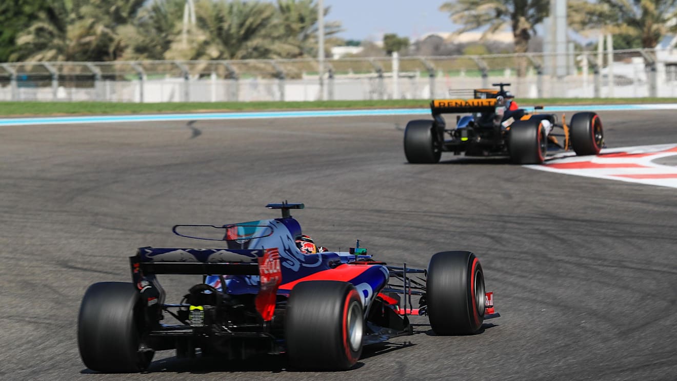 Brendon Hartley (NZL) Scuderia Toro Rosso STR12 at Formula One World Championship, Rd20, Abu Dhabi Grand Prix, Practice, Yas Marina Circuit, Abu Dhabi, UAE, Friday 24 November 2017. © Kym Illman/Sutton Images