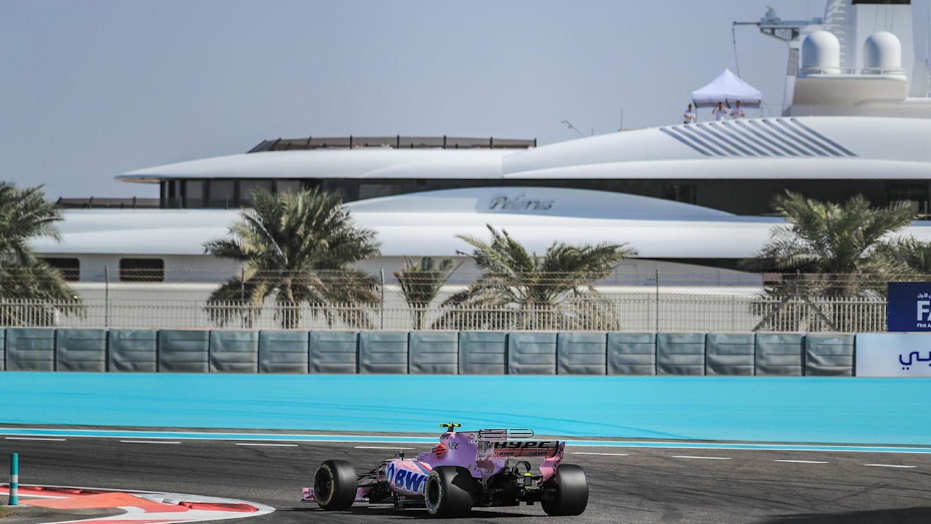 George Russell (GBR) Force India VJM10 at Formula One World Championship, Rd20, Abu Dhabi Grand Prix, Practice, Yas Marina Circuit, Abu Dhabi, UAE, Friday 24 November 2017. © Kym Illman/Sutton Images