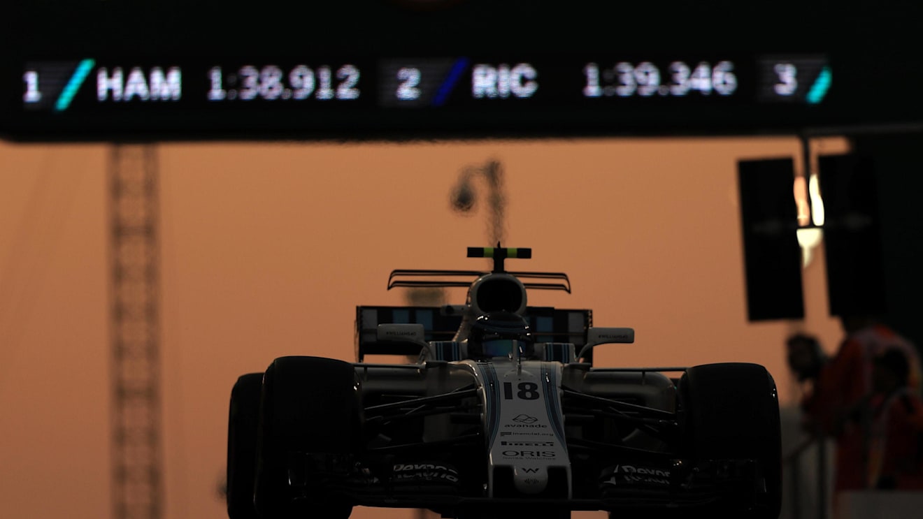 Lance Stroll (CDN) Williams FW40 at Formula One World Championship, Rd20, Abu Dhabi Grand Prix, Practice, Yas Marina Circuit, Abu Dhabi, UAE, Friday 24 November 2017. © Kym Illman/Sutton Images