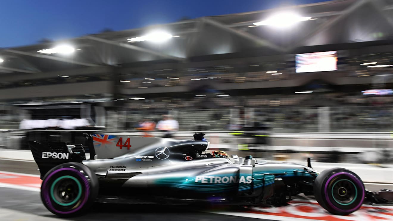 Lewis Hamilton (GBR) Mercedes-Benz F1 W08 Hybrid at Formula One World Championship, Rd20, Abu Dhabi Grand Prix, Practice, Yas Marina Circuit, Abu Dhabi, UAE, Friday 24 November 2017. © Mark Sutton/Sutton Images