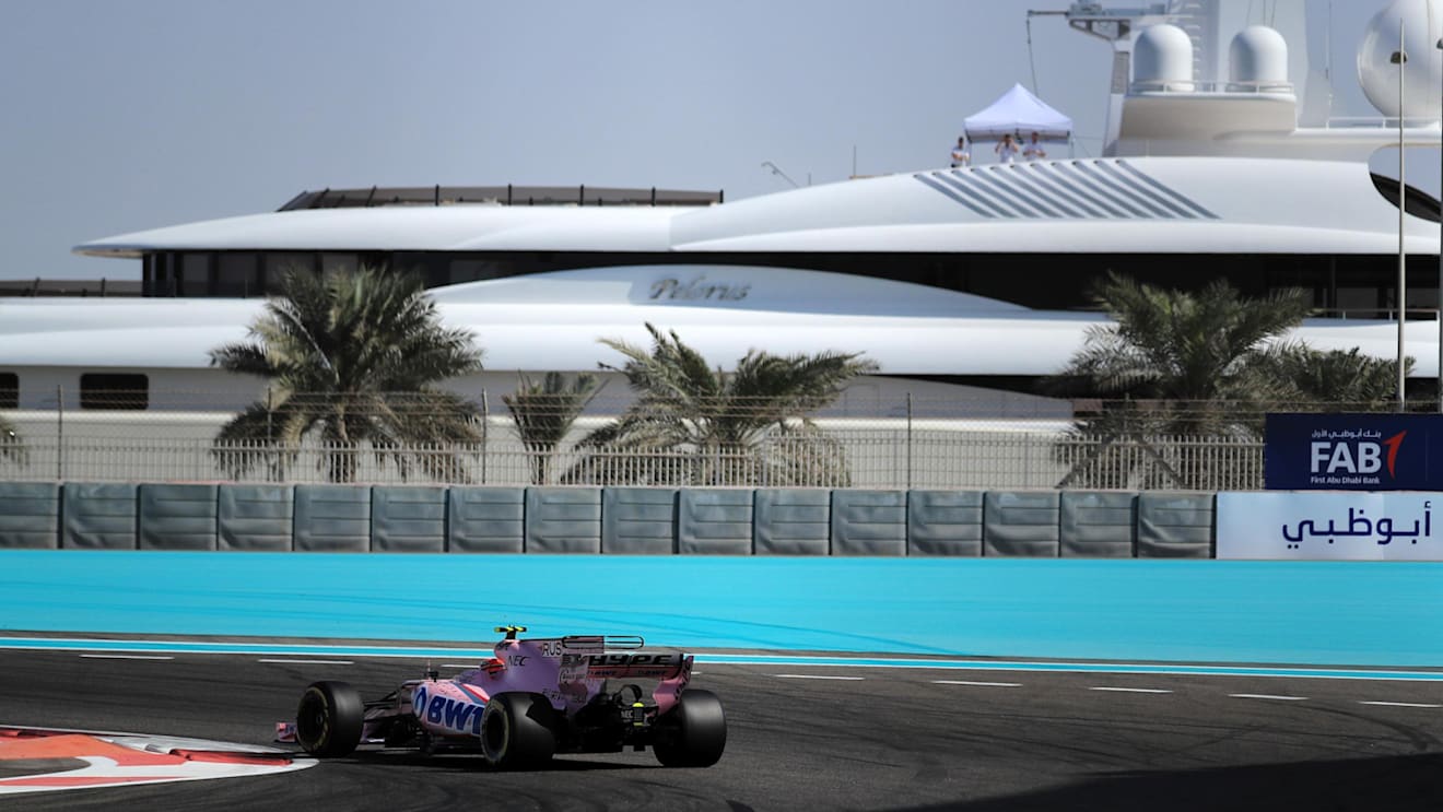 George Russell (GBR) Force India VJM10 at Formula One World Championship, Rd20, Abu Dhabi Grand Prix, Practice, Yas Marina Circuit, Abu Dhabi, UAE, Friday 24 November 2017. © Kym Illman/Sutton Images