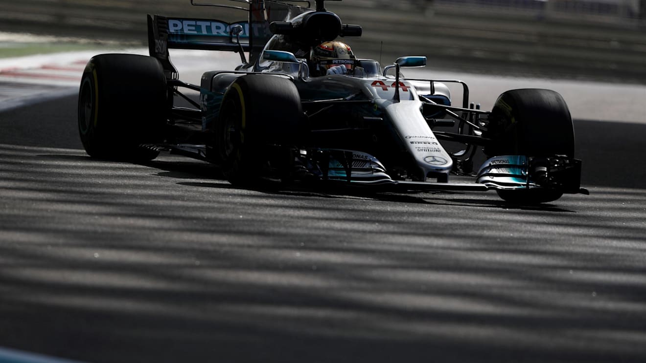 Lewis Hamilton (GBR) Mercedes-Benz F1 W08 Hybrid at Formula One World Championship, Rd20, Abu Dhabi Grand Prix, Practice, Yas Marina Circuit, Abu Dhabi, UAE, Friday 24 November 2017. © James Gasperotti/Sutton Images