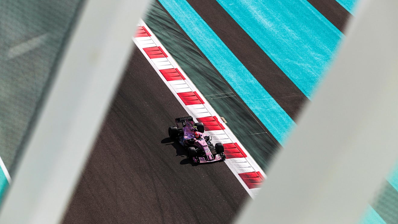 George Russell (GBR) Force India VJM10 at Formula One World Championship, Rd20, Abu Dhabi Grand Prix, Practice, Yas Marina Circuit, Abu Dhabi, UAE, Friday 24 November 2017. © Manuel Goria/Sutton Images